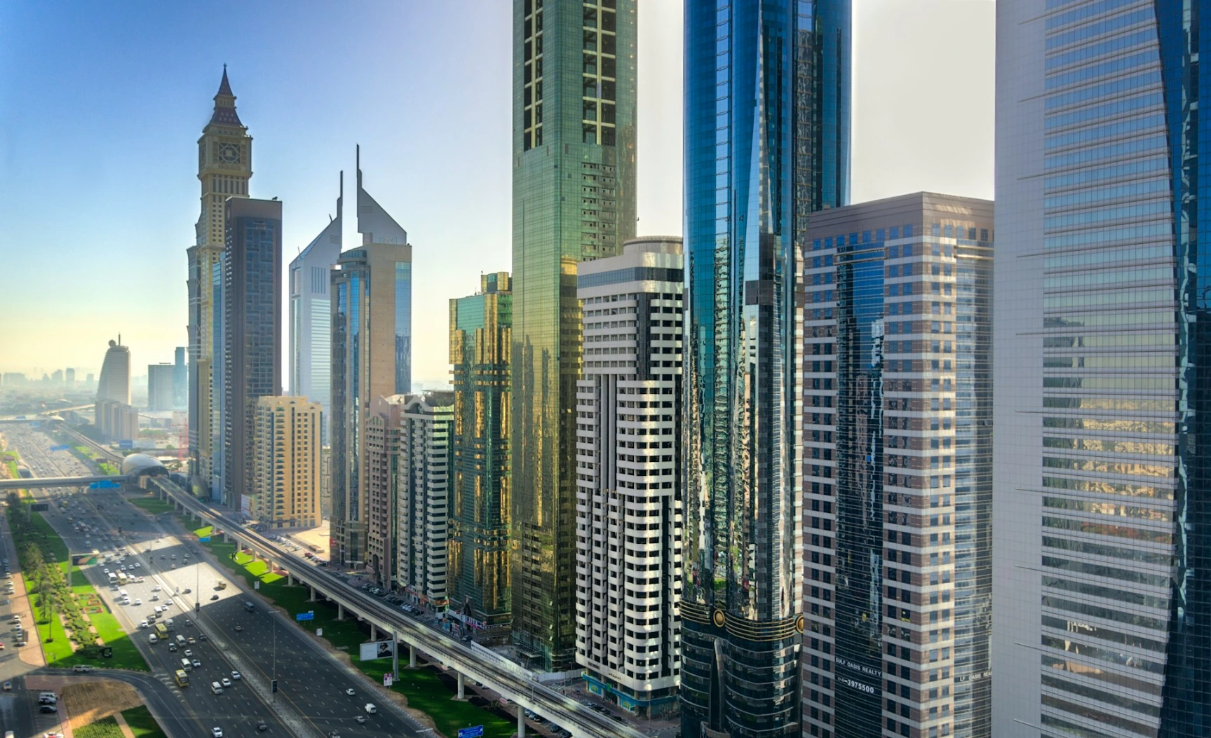 high-rise buildings in Dubai