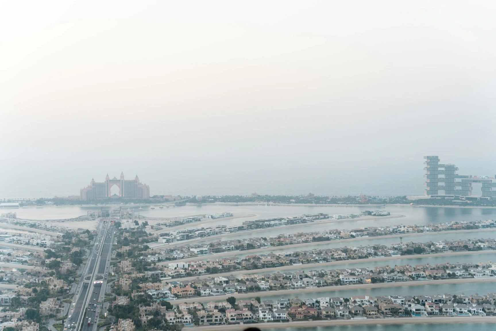 Aerial view of Palm Jebel Ali Dubai