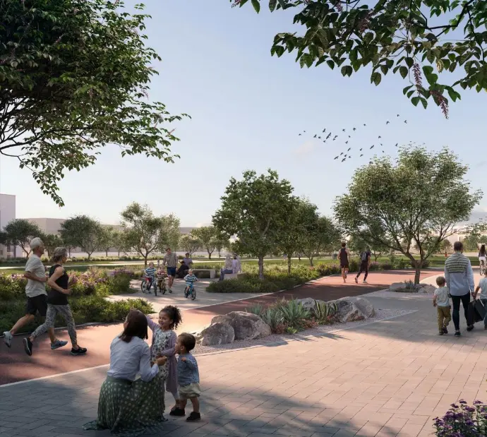 Play area in Grand Polo Club and Resort community by Emaar